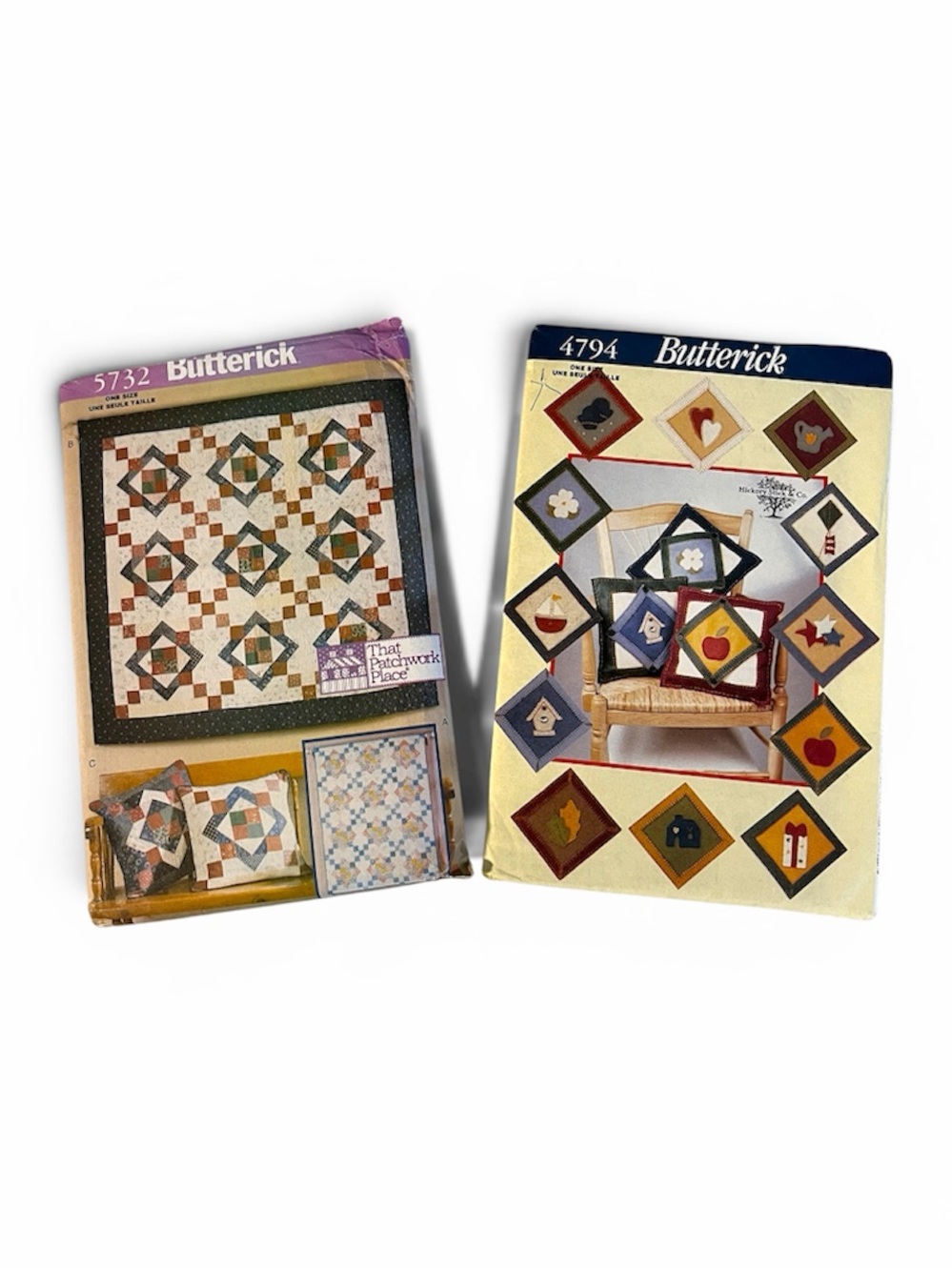 Butterick Vintage Quilting Patterns 1996-1998 Uncut Collectible